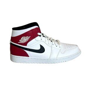 Nike Air Jordan 1 Mid Chicago 2019 Men's Sneakers Shoe White Red Black Size 11